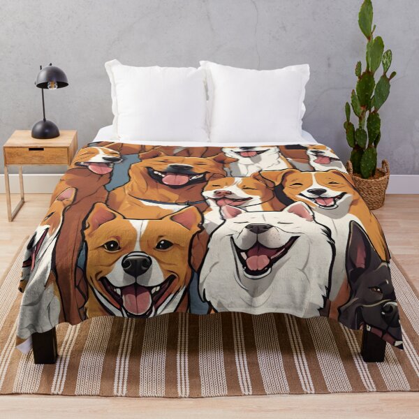 Item preview, Dogs Happy and Laughing designed and sold by stencilnpencil.