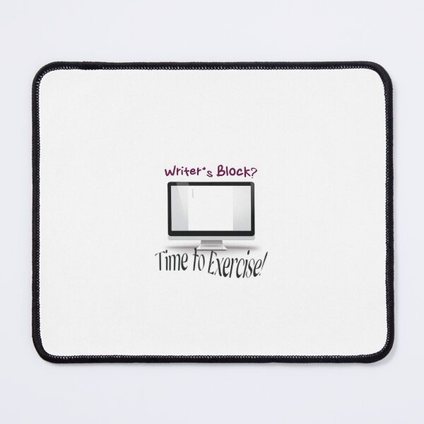 Item preview, Writer's Block? Time to Exercise Humor designed and sold by PulcherianArt.