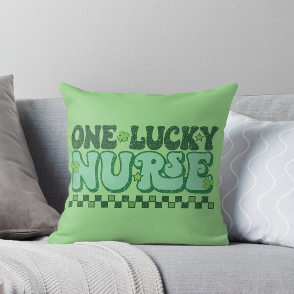 Item preview, One Lucky Nurse Green Shamrock St Patrick's Day designed and sold by ArtMeetsPizza.
