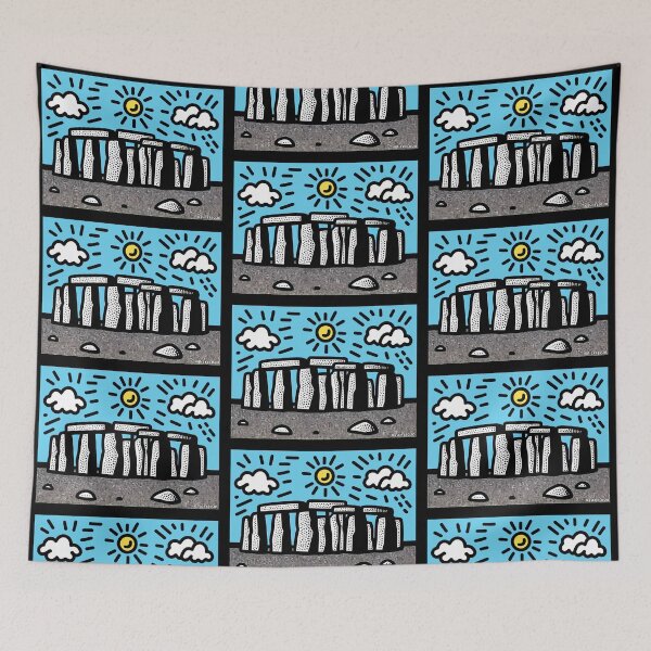 Item preview, Stonehenge Pop Art designed and sold by PickledjoArt.