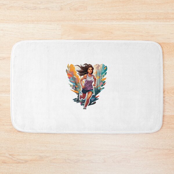 Item preview, Rainbow Marathon Runner girl designed and sold by AngelinaBezm.