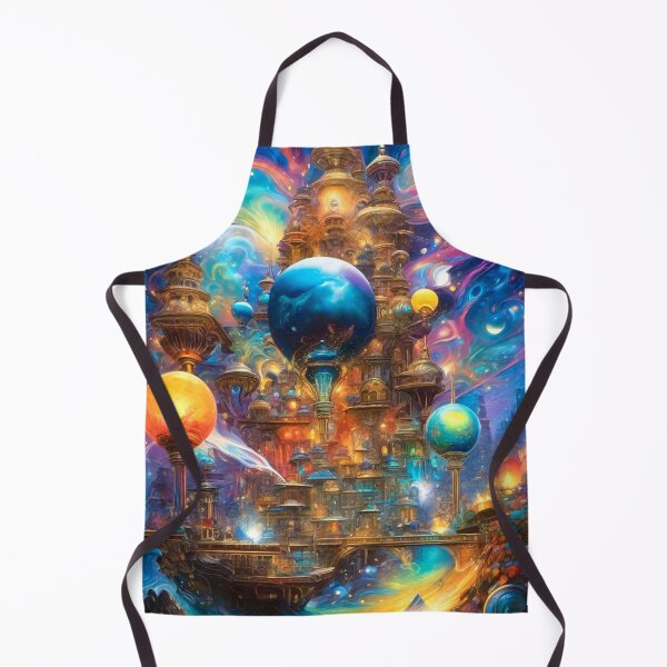 Item preview, Surreal Floating Dimensional City - Surreal Fantasy Art concept designed and sold by Delerat7.