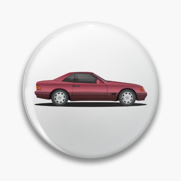 Item preview, R129 SL Car Art Burgundy designed and sold by ed-designs.