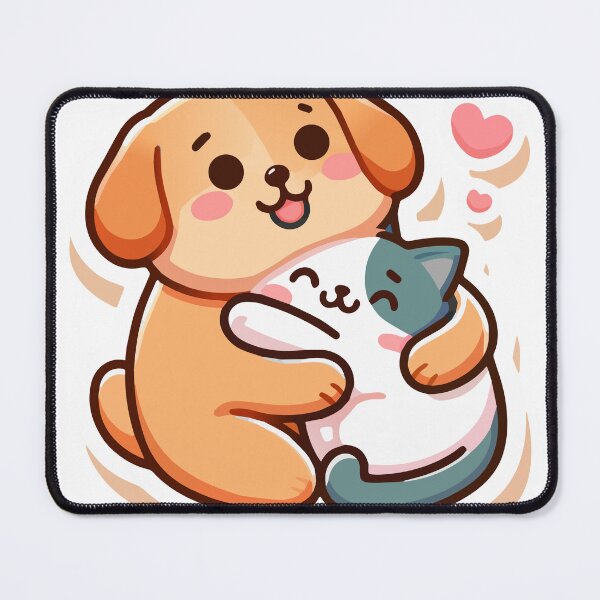 Item preview, Cartoon Cat and dog cut happy designed and sold by ArtsmileConcept.