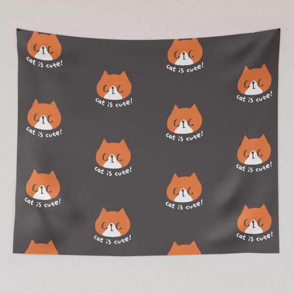Item preview, CiC Cat logo - Orange cat designed and sold by CiCstudio.