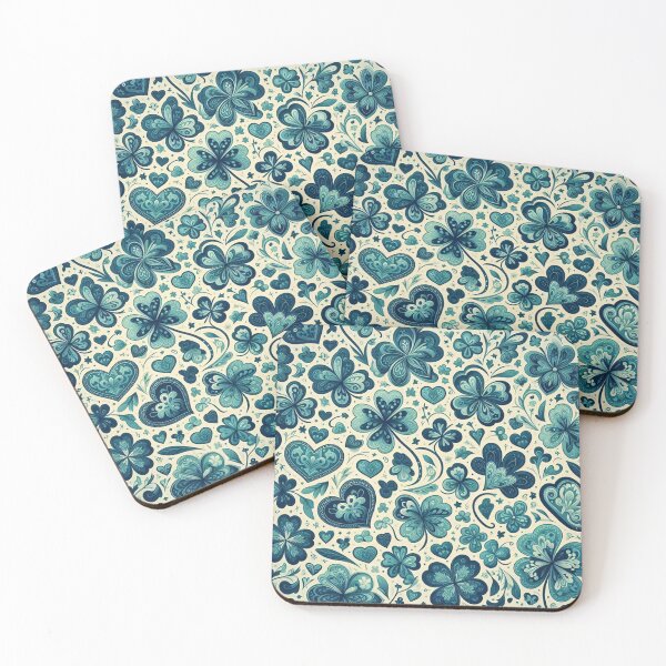 Item preview, Tiny Hearts & Verdant Clovers Fabric Harmony designed and sold by Rui Fernandes.
