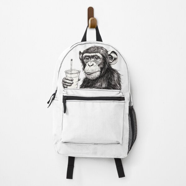 Item preview, Monkey with a drink designed and sold by Revived Design.