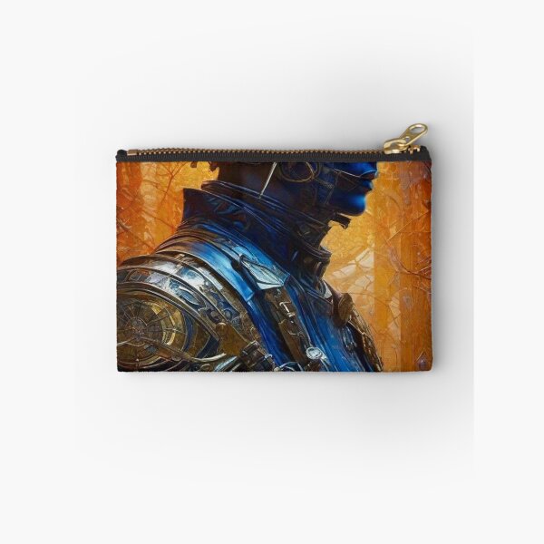 Item preview, Cyborg Captain in Blue - Sci Fi Art concept designed and sold by Delerat7.