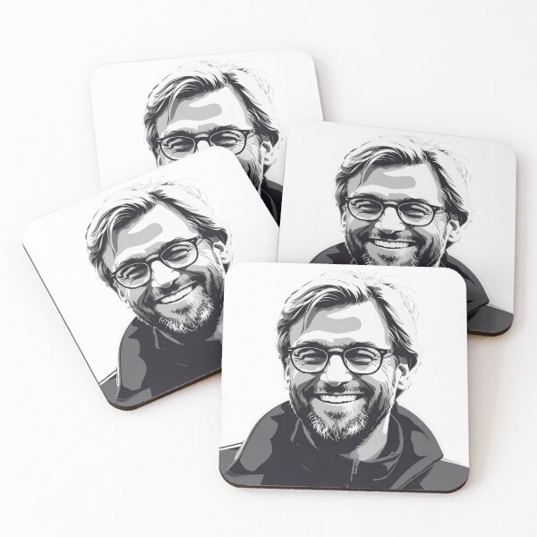 Item preview, Arte de la sonrisa monocromática de Jurgen Klopp designed and sold by Lufka.