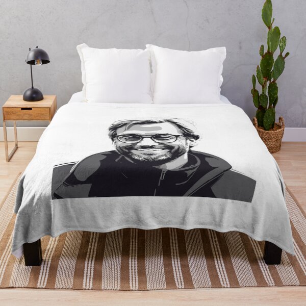 Item preview, Jurgen Klopp monochromatic smile art designed and sold by Lufka.