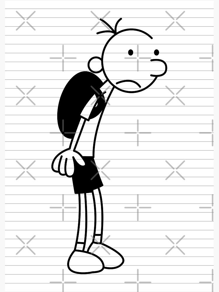 Greg Heffley - Diary Of A Wimpy Kid / Greg's Diary Poster by Necronder