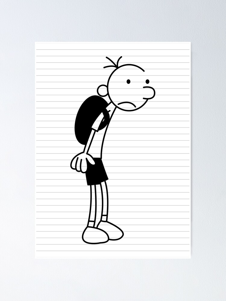 Greg Heffley - Diary Of A Wimpy Kid / Greg's Diary Poster by