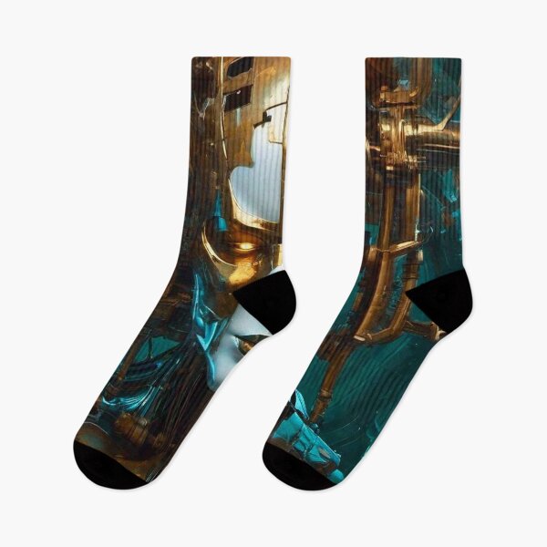 Item preview, Cyborg Woman in Gold - Sci Fi Art concept designed and sold by Delerat7.