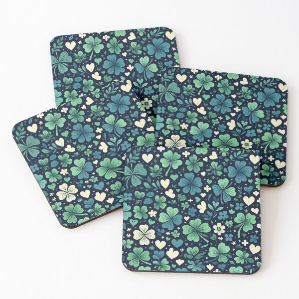 Item preview, Tiny Hearts & Verdant Clovers Fabric Harmony designed and sold by Rui Fernandes.