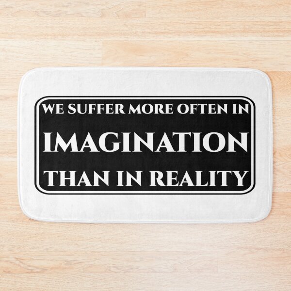Item preview, Stoic Seneca Quote Suffer More Often In Imagination designed and sold by StoicStreet.