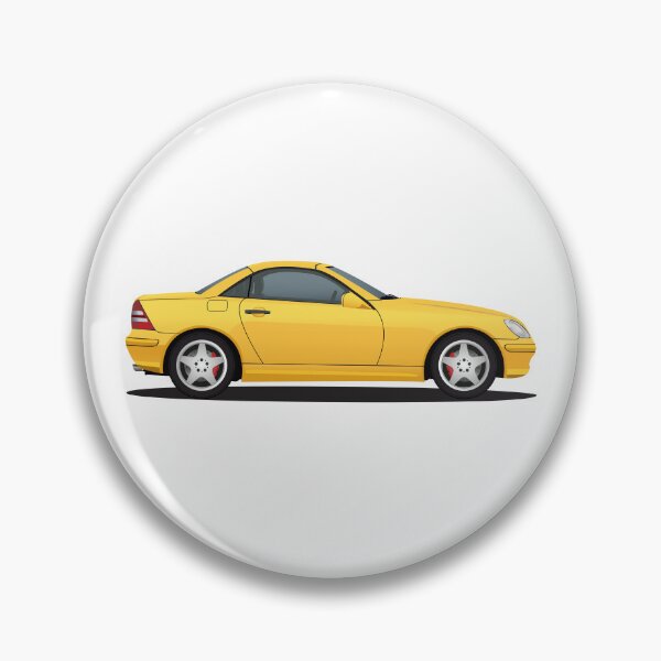 Item preview, R170 SLK Car Art Yellow designed and sold by ed-designs.