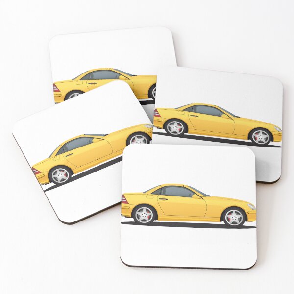 Item preview, R170 SLK Car Art Yellow designed and sold by ed-designs.