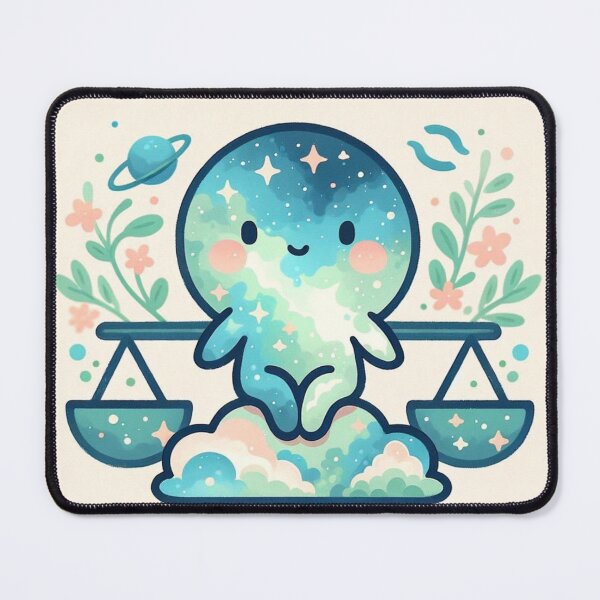 Item preview, Libra: The Harmonious Cosmic Diplomat designed and sold by ZodiBlend.