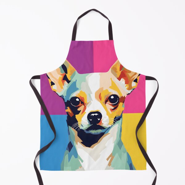 Item preview, Chihuahua dog portraits drawing. animal colorful. Animal throw pillow.  designed and sold by formform.