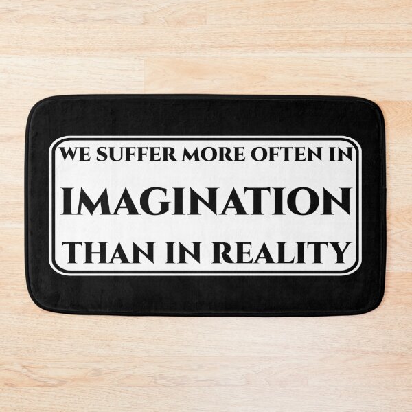 Item preview, Stoic Seneca Quote Suffer More Often In Imagination designed and sold by StoicStreet.