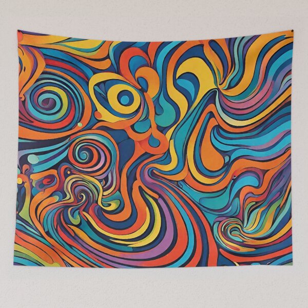 Item preview, "Psychedelic Swirls"  designed and sold by ARCPrintables.