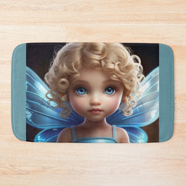 Item preview, Fairy with Big Blue Eyes and Blonde Curls designed and sold by T-shirtMill.