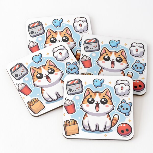 Item preview, Ginger Cat With Gamer Stuff designed and sold by Tomasz C.