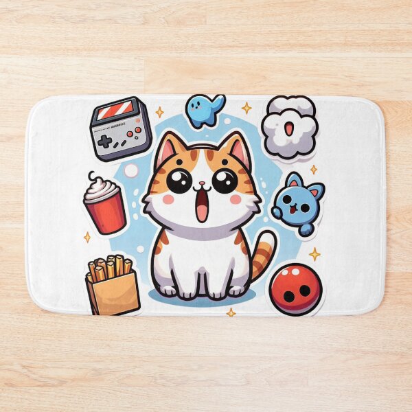 Item preview, Ginger Cat With Gamer Stuff designed and sold by Tomasz C.