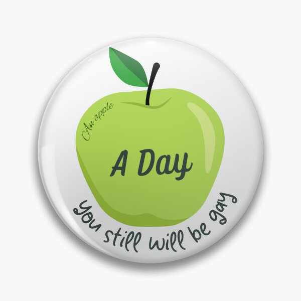 Item preview, An Apple A Day You still will be Gay designed and sold by trendingatees.