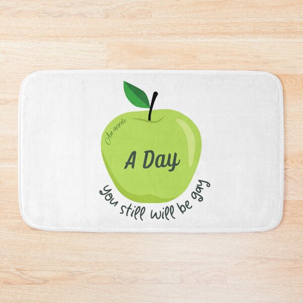Item preview, An Apple A Day You still will be Gay designed and sold by trendingatees.