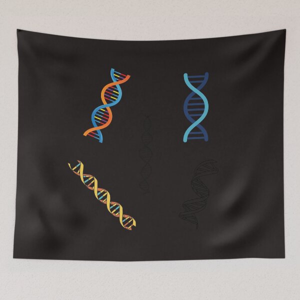 Item preview, Genetic Wonder: DNA Helix Sticker designed and sold by Wonder Pixel Studio.