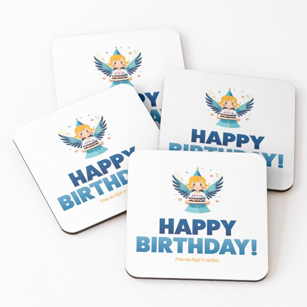 Item preview, Birthday Card - From One Angel to Another designed and sold by SwiftSlothMedia.