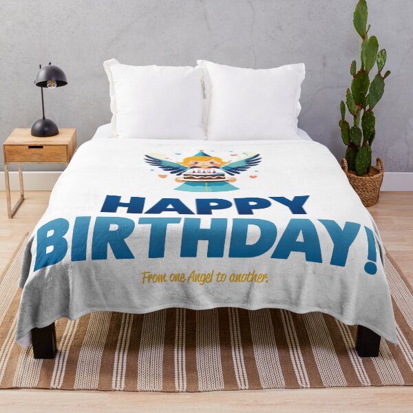 Item preview, Birthday Card - From One Angel to Another designed and sold by SwiftSlothMedia.