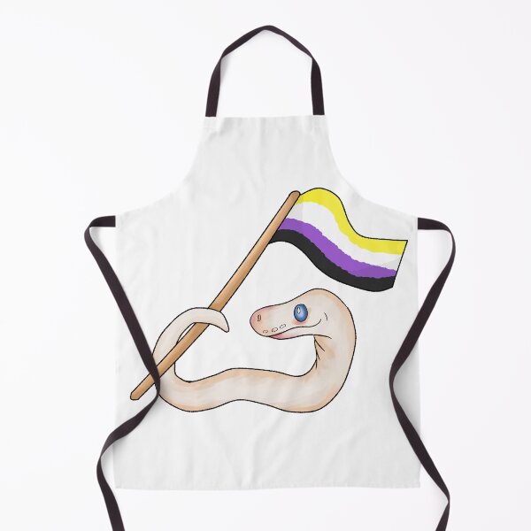 Item preview, Ball Python Pride! [Leucistic Morph, Non-Binary] designed and sold by Quirkball.