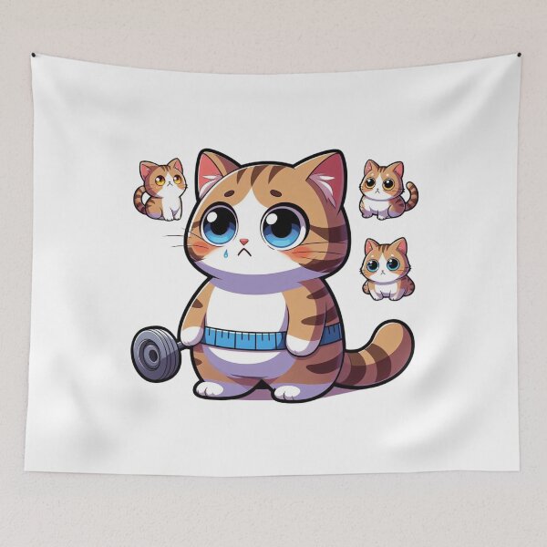 Item preview, Cute Crying Sad Cat designed and sold by Tomasz C.