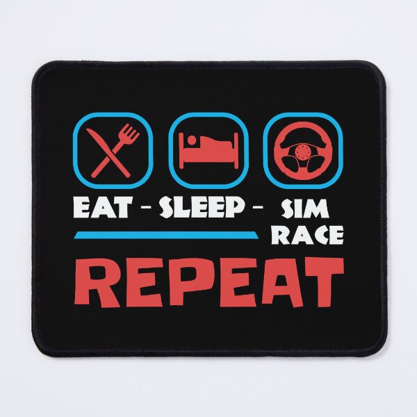 Item preview, Eat Sleep Sim Race Repeat Sim Racing designed and sold by HandicraftArt.