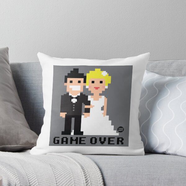 Item preview, GAME OVER WEDDING sticker designed and sold by TODD GOLDMAN.