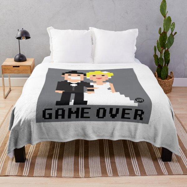 Item preview, GAME OVER WEDDING sticker designed and sold by TODD GOLDMAN.