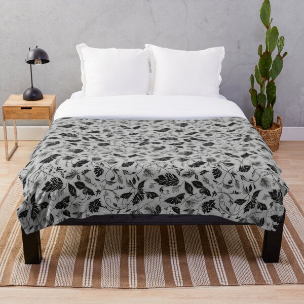 Item preview, Flower pattern design black and white seamless  designed and sold by nightspeed.