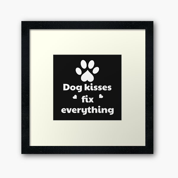 Artikel-Vorschau von Hundeküsse reparieren alles - Doglover, designt und verkauft von VanityVibes.