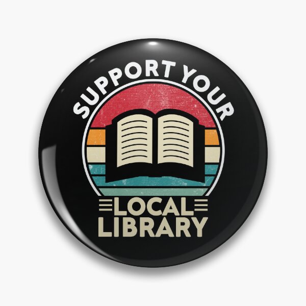 Item preview, Support your local library vintage designed and sold by AdelDa19.