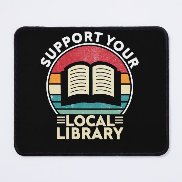 Item preview, Support your local library vintage designed and sold by AdelDa19.