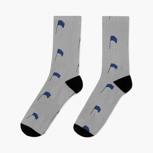 Item preview, Checkered flag black and blue designed and sold by wonderxwander.