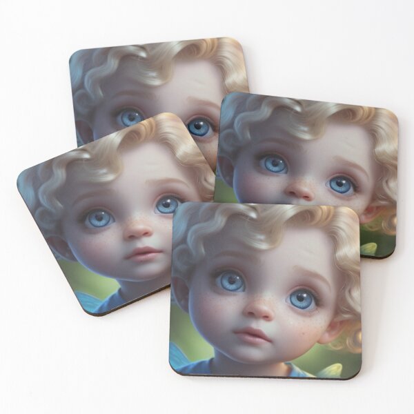 Item preview, Woodland Petite Fairy with Blonde Curls designed and sold by T-shirtMill.