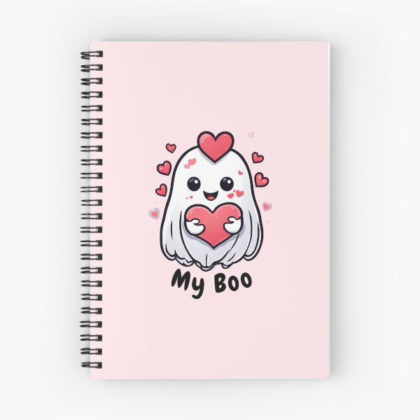 Aperçu de l'œuvre Fantôme mignon My Boo Saint Valentin créée et vendue par PixelsNonstop.