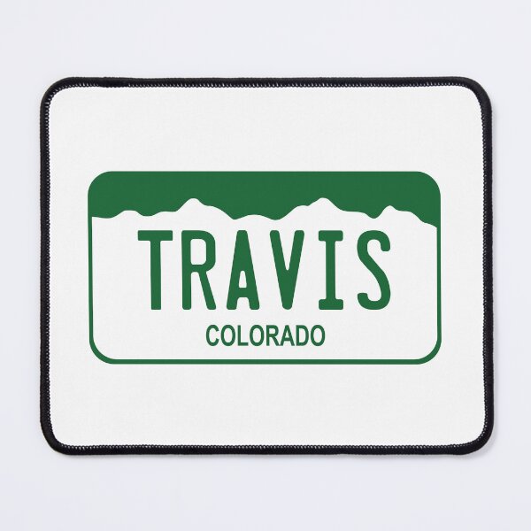 Item preview, Colorado License Plate - Travis designed and sold by rracheell.