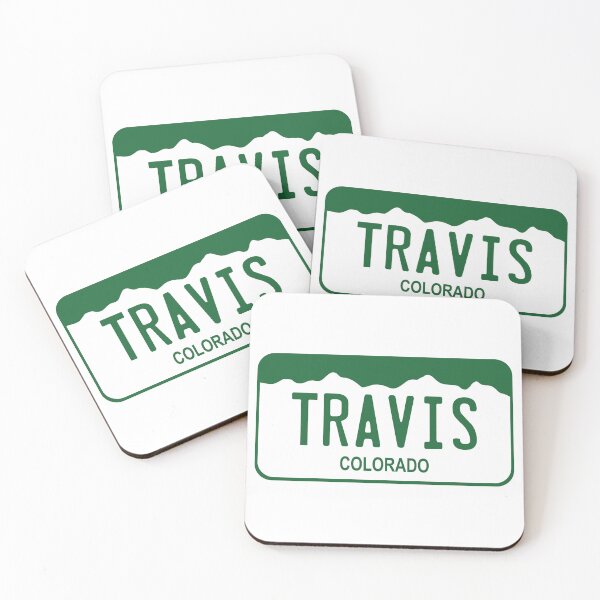 Item preview, Colorado License Plate - Travis designed and sold by rracheell.
