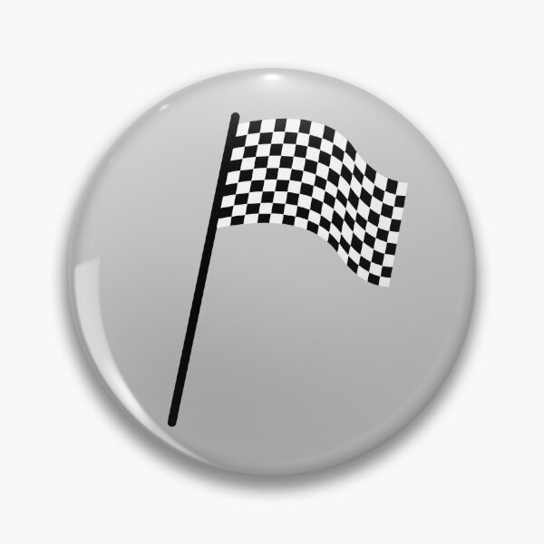 Item preview, Checkered flag black and white designed and sold by wonderxwander.