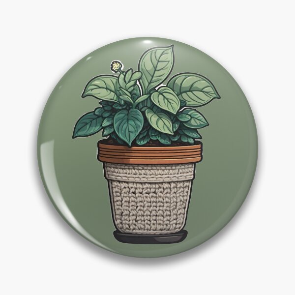 Item preview, Crochet Potted Pothos Plant  designed and sold by natureka.