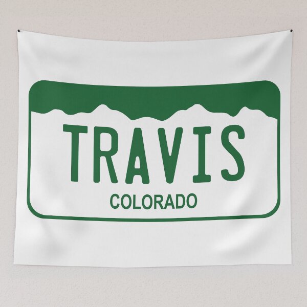 Item preview, Colorado License Plate - Travis designed and sold by rracheell.